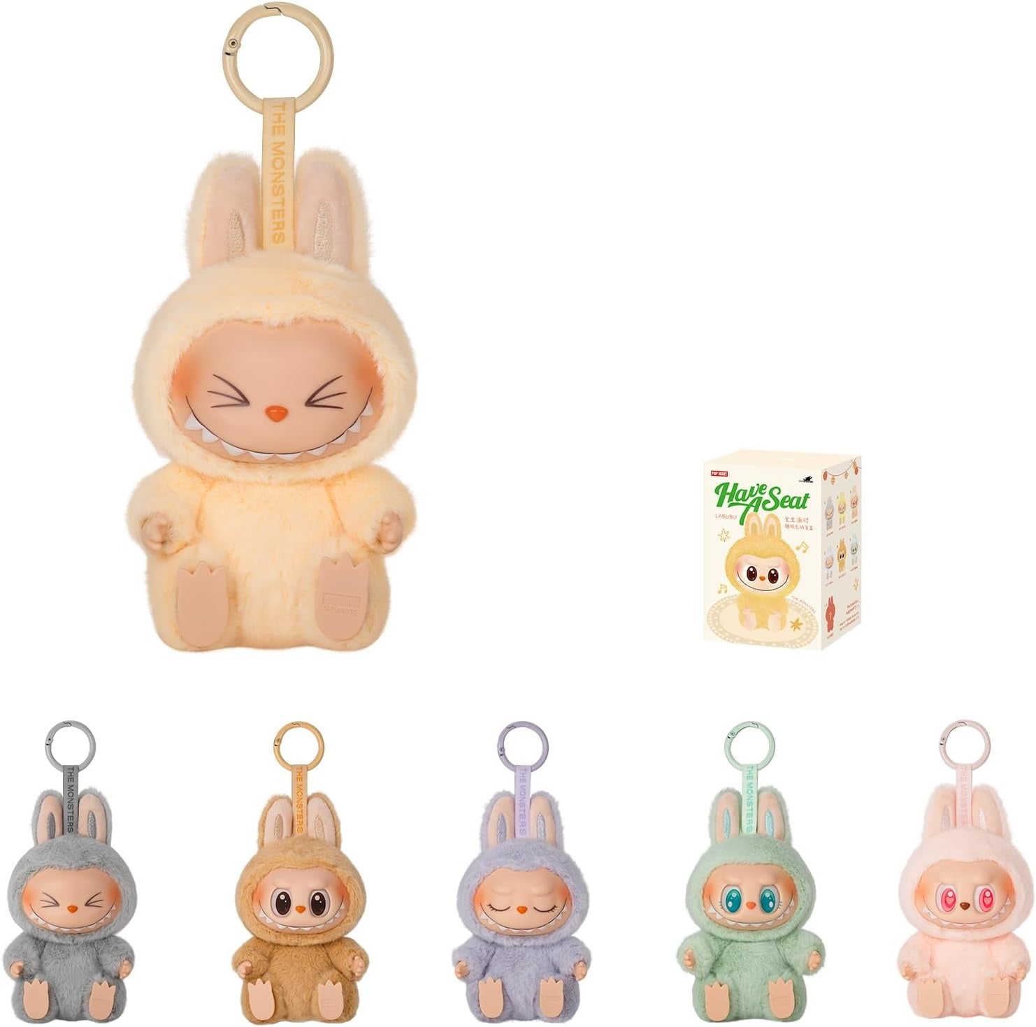 Labubu The Monsters - Have a Seat Vinyl Plush Blind Box - 1 Pc Labubu The Monsters - Have a Seat Vinyl Plush Blind Box - 1 Pc